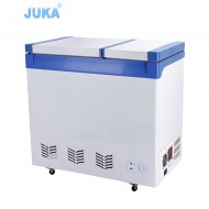 BCD-238 238Liter Double Temperature dc 12v 24v / Battery Powered Solar Deep Chest Freezer Fridge